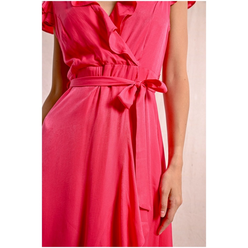 MOLLY BRACKEN Long asymmetrical dress